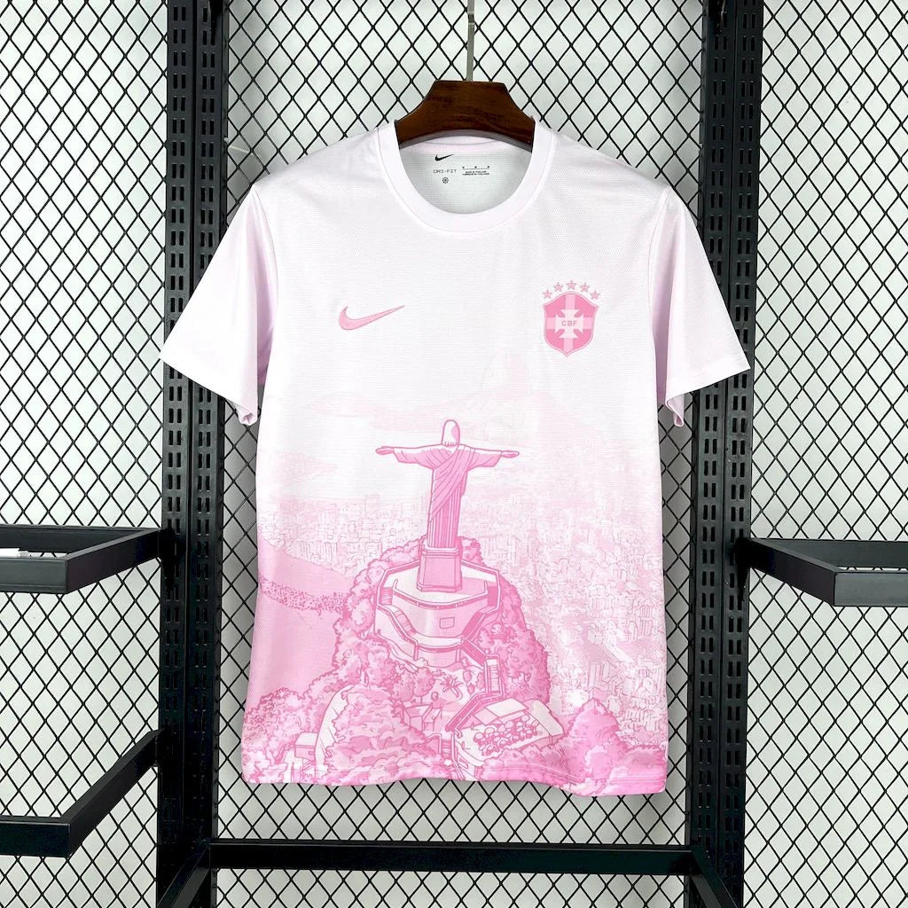 Maillot Brésil concept rose 2025-26