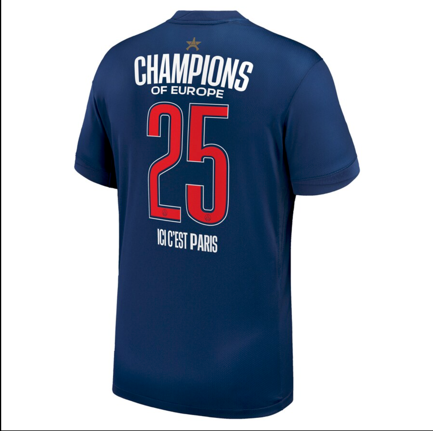 Maillot PSG Champions D'Europe 2025 1 Etoile