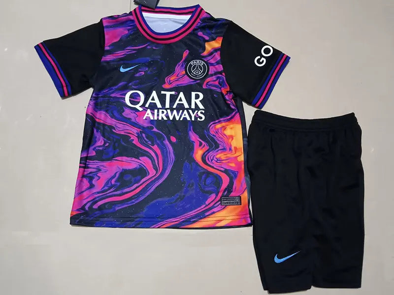 Maillot de football PSG violet noir édition spéciale 2023-24